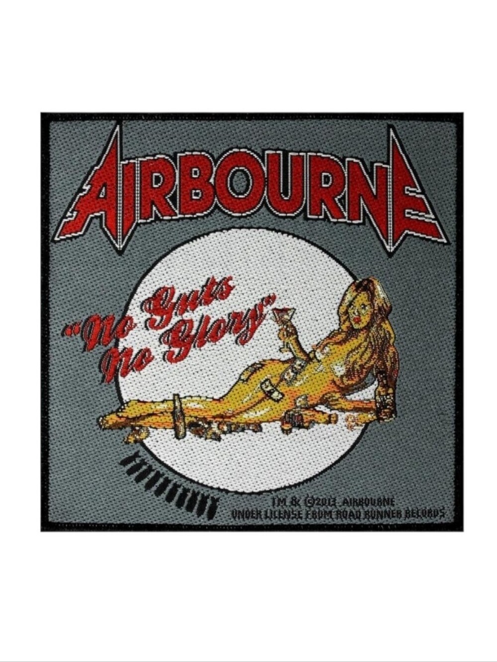 ⚡️4/$20 Airbourne Band Patch - 'No Guts No Glory'